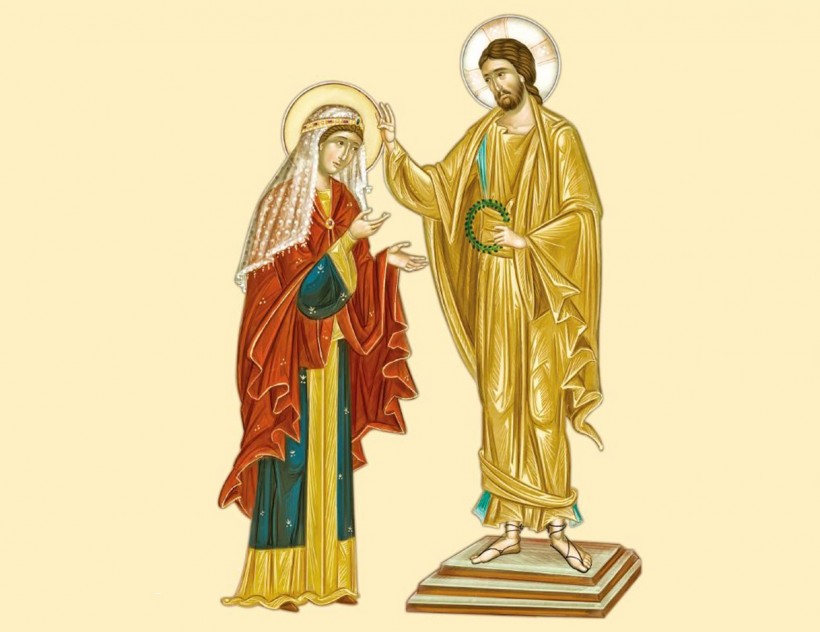 Иже во святыхъ отца нашего Іоанна, пресвитера Дамасскаго, похвала святой и славной мученицѣ Христовой Варварѣ.