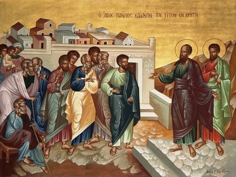 Веліею силою воздаяху свидѣтельство Апостоли Воскресенію Господа Іисуса Христа (Дѣян. 4, 33).