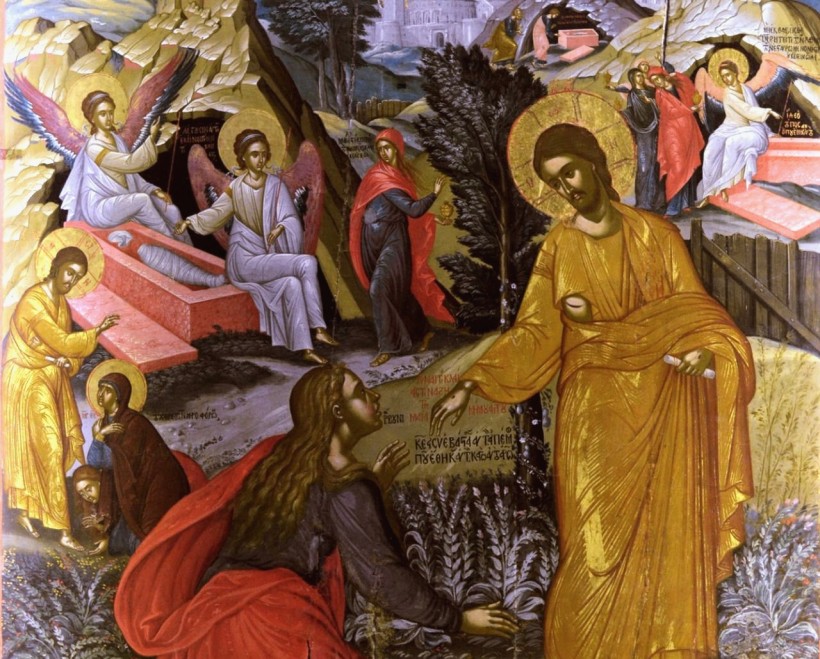 Празднованіе перваго дня Воскресенія Христова св. Апостолами и Мѵроносицами, и наше воспоминателыюе празднованіе.