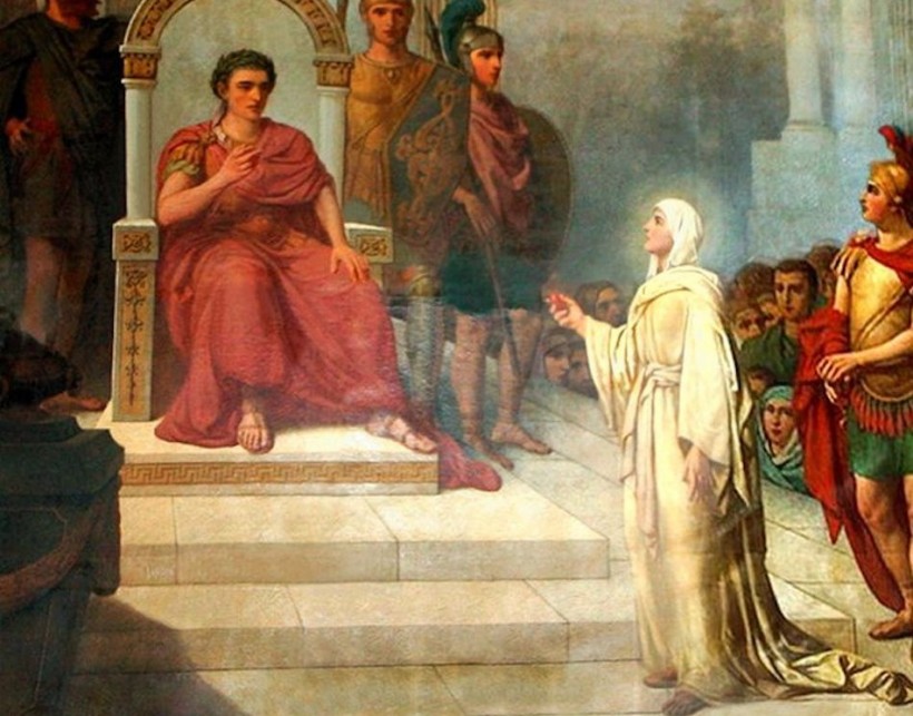 Стихотвореніе «Св. Марія Магдалина передъ Тиверіемъ».