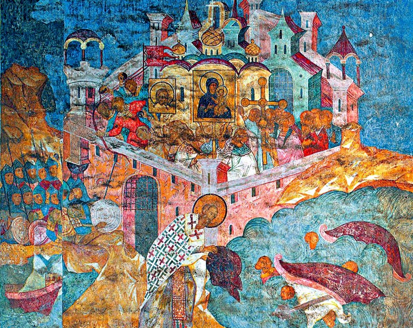 Акаѳистъ Богородицы.