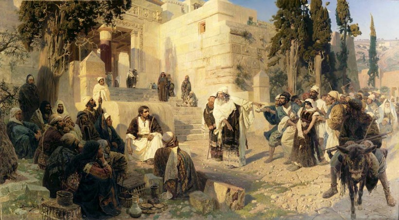 Святитель Николай (Велимировичъ), еп. Орхидскій – Что Христосъ писалъ на землѣ?