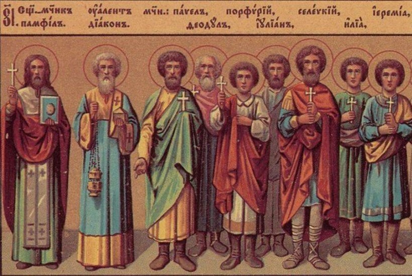 Проф. Иванъ Игнатьевичъ Малышевскій – Святый Памфилъ Пресвитеръ.