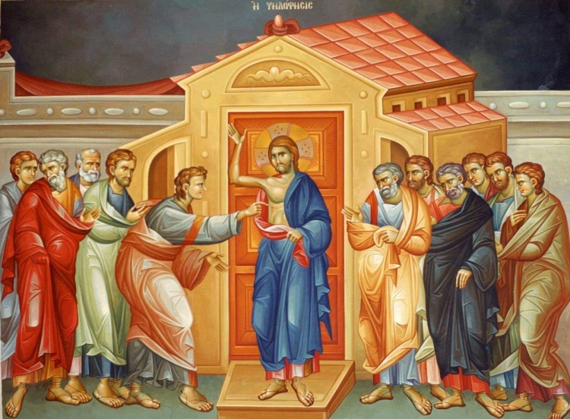 Явленіе Іисуса Христа св. апостолу Ѳомѣ (Іоан. XX, 24-29).