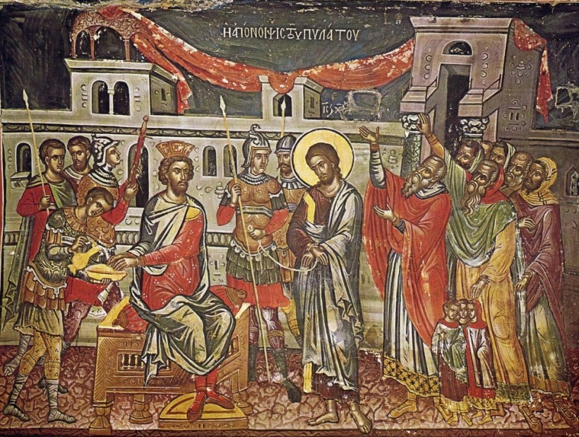 Епископъ Ириней (Орда) – Поученія въ дни Страстной седмицы (III): Пилатовское умовеніе рукъ.