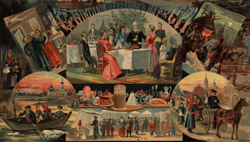 Письмо о христіанскихъ визитахъ въ день святыя Пасхи.