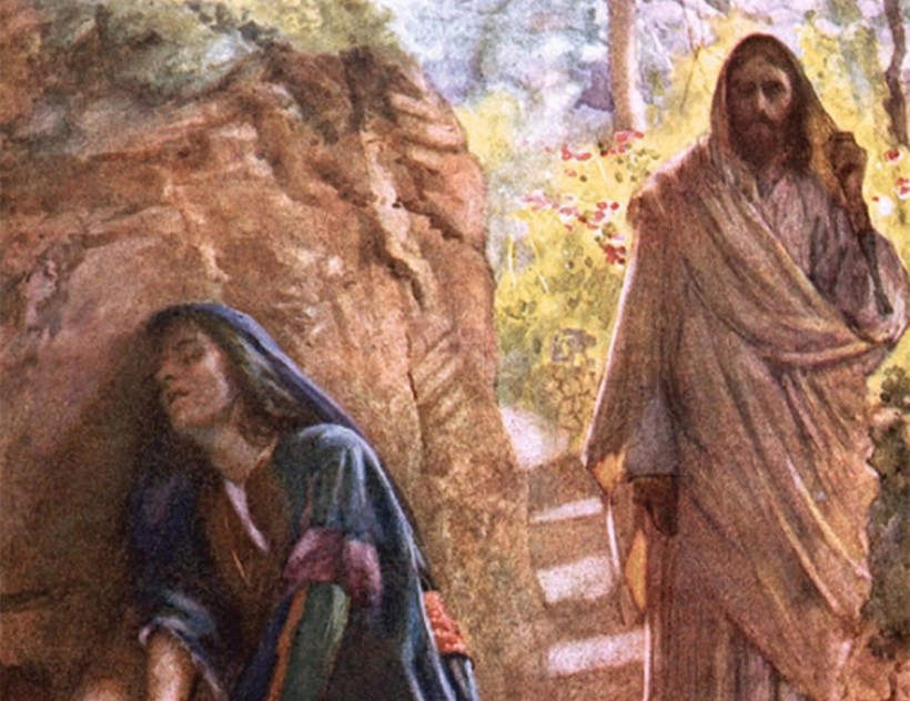 Марія Магдалина при гробѣ Іисуса Христа.