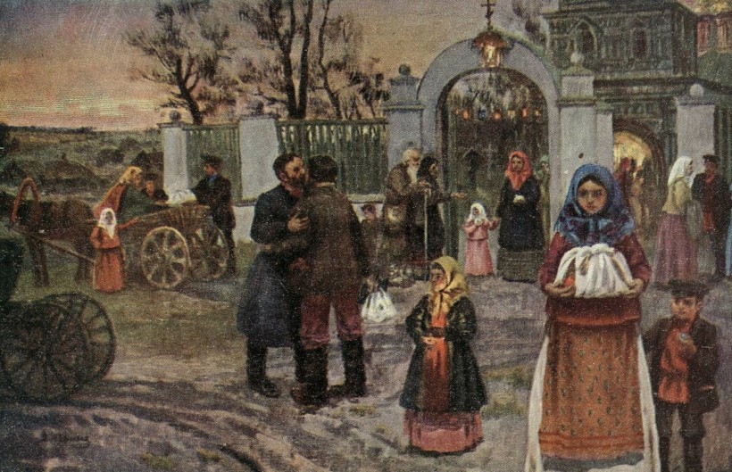 Митрополитъ Іоанникій (Рудневъ) – Письмо о происхожденіи и значеніи христіанскихъ лобзаній въ праздникъ Св. Пасхи.