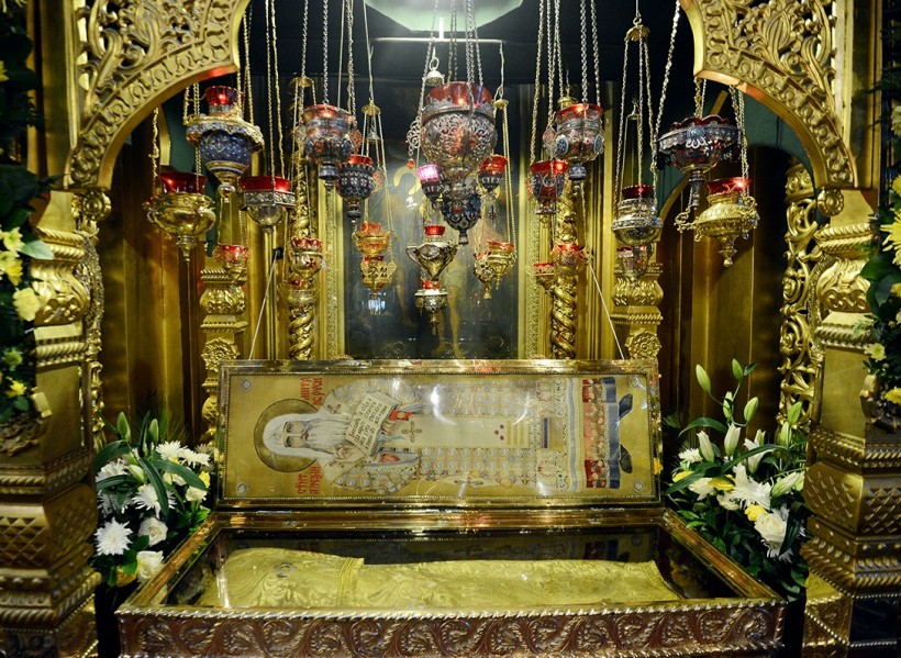 Исцѣленіе страдавшаго слѣпотою по молитвѣ къ Святителю Алексію, Митрополиту Московскому.